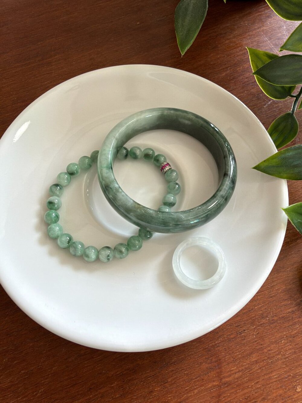 53mm Certified Grade A Jadeite Jade Bangle